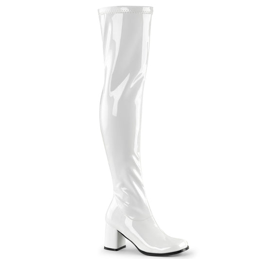 Funtasma Womens Boots GOGO-3000 Wht Str Pat