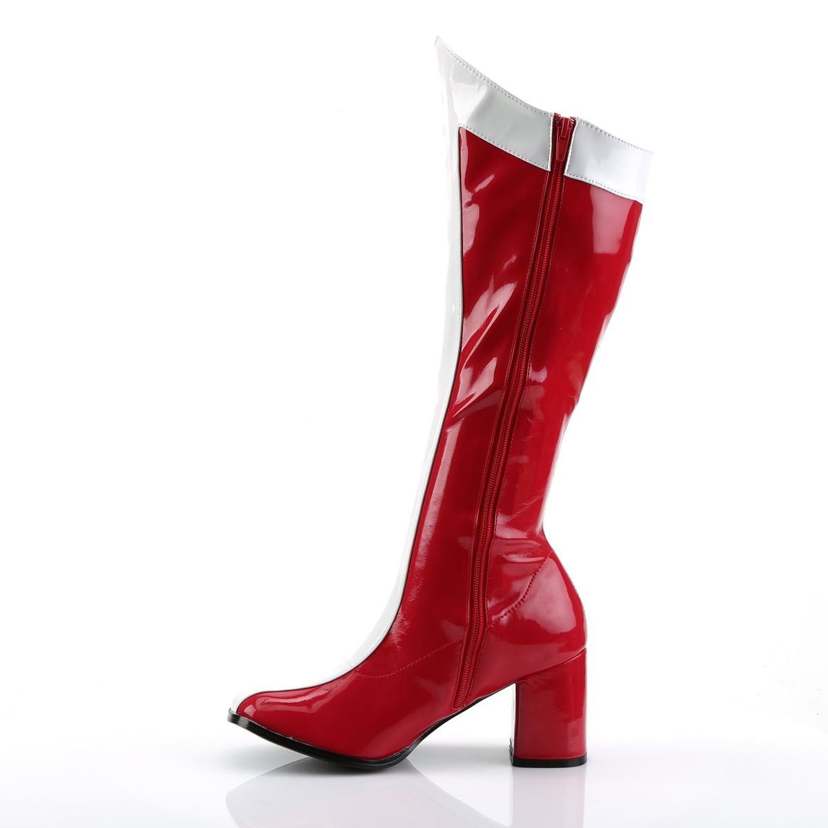Funtasma Bottes pour femmes Gogo-305 rouge-wht str pat