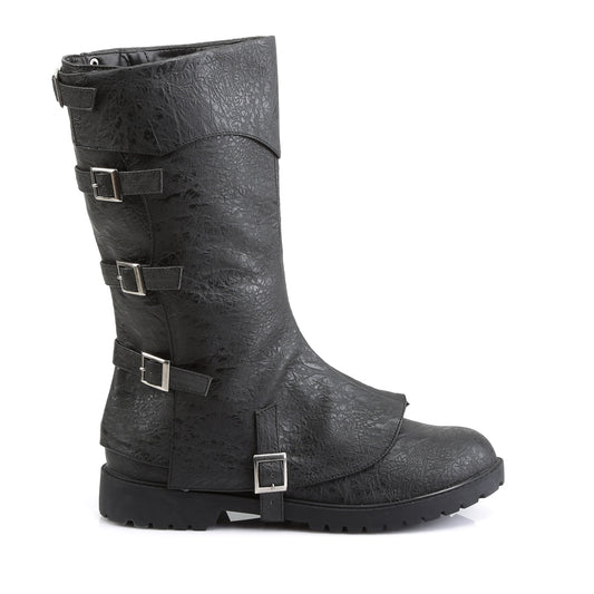 Funtasma Bottes pour hommes GOTHAM-105 Blk Pu en détresse
