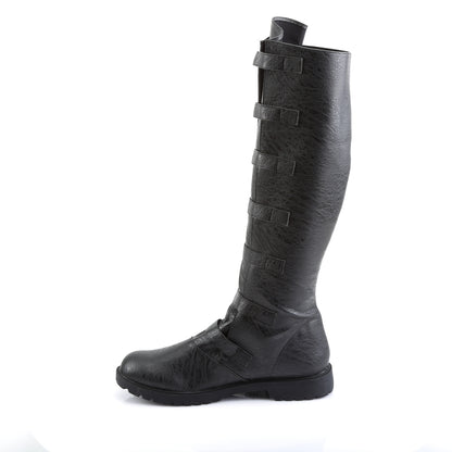 Funtasma Bottes pour hommes GOTHAM-110 BLK PU en détresse