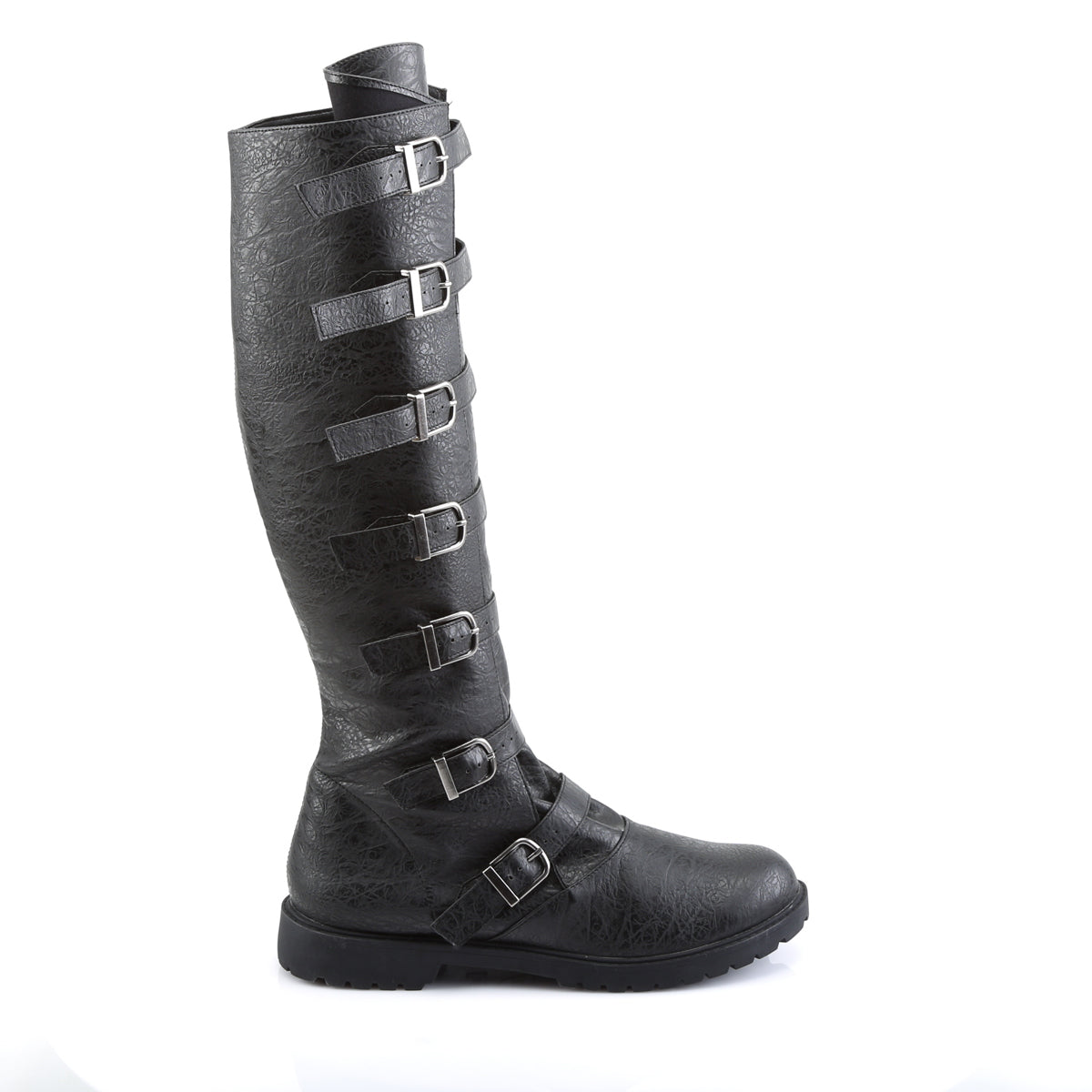 Funtasma Bottes pour hommes GOTHAM-110 BLK PU en détresse