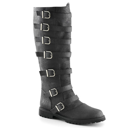 Funtasma Bottes pour hommes GOTHAM-110 BLK PU en détresse