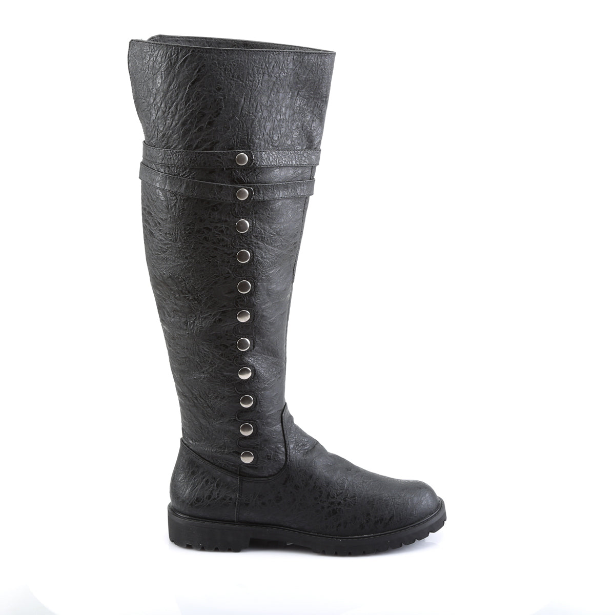 Funtasma Mens Boots GOTHAM-120 Blk Distressed Pu