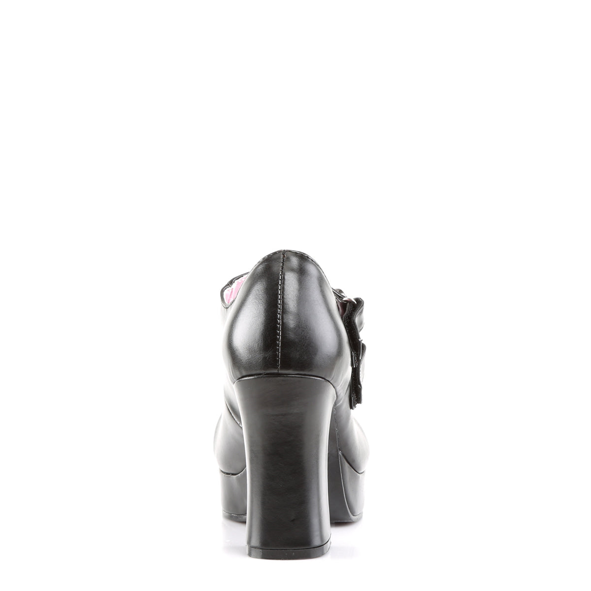 DemoniaCult Pompes pour femmes GOTHIKA-09 Cuir végétalien BLK