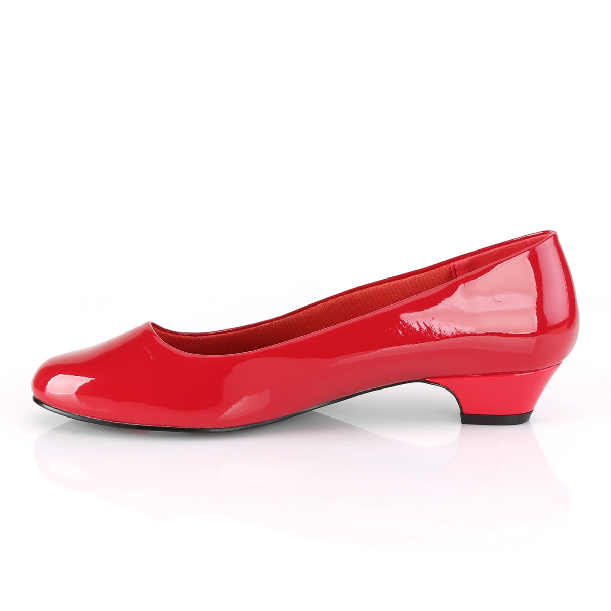 Pleaser Pink Label Pompes pour femmes GWEN-01 tape rouge