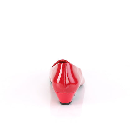 Pleaser Pink Label Pompes pour femmes GWEN-01 tape rouge