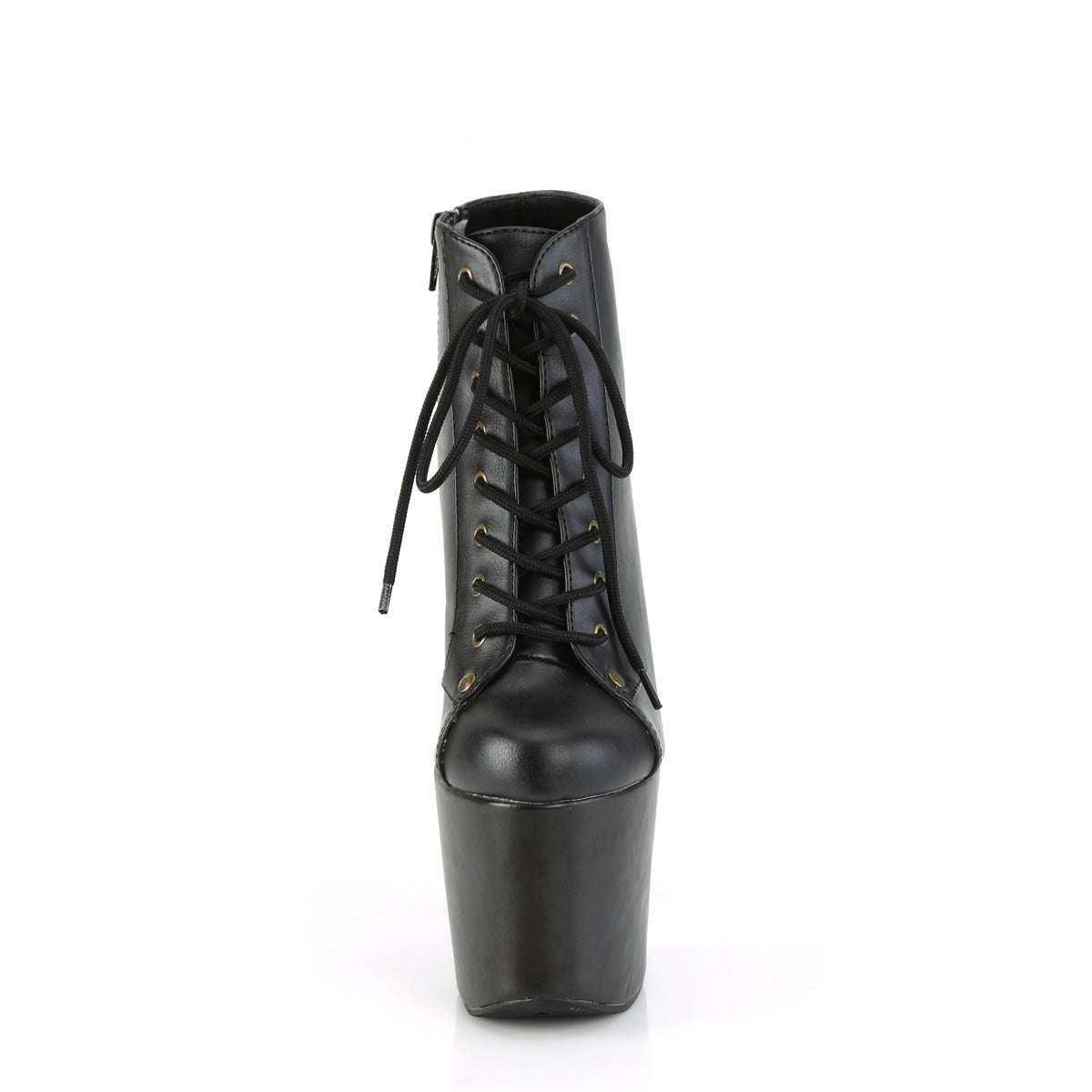 Pleaser  Bottines HEX-1005 Blk Faux Cuir / Blk Faux Cuir