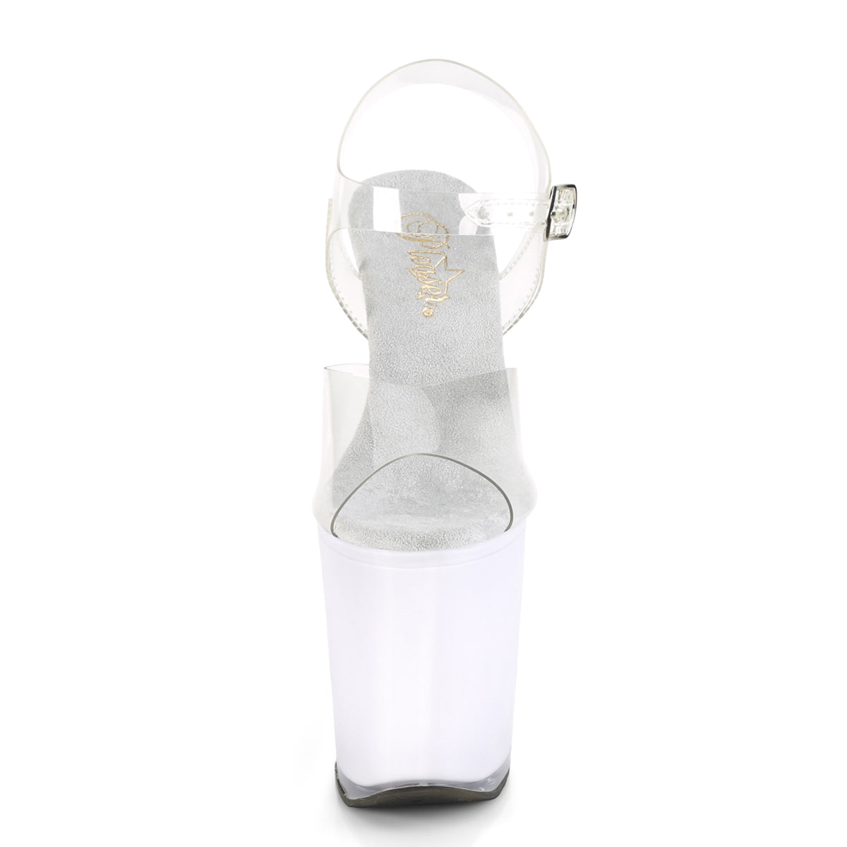 Pleaser Sandales pour femmes ILLUMINATOR-808 CLR / BLANC GLOW