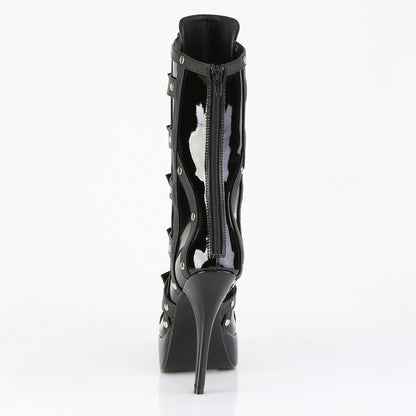 Devious Women's Platforms INDULGE-1038 Blk Pat