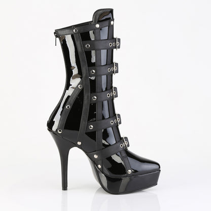 Devious Women's Platforms INDULGE-1038 Blk Pat