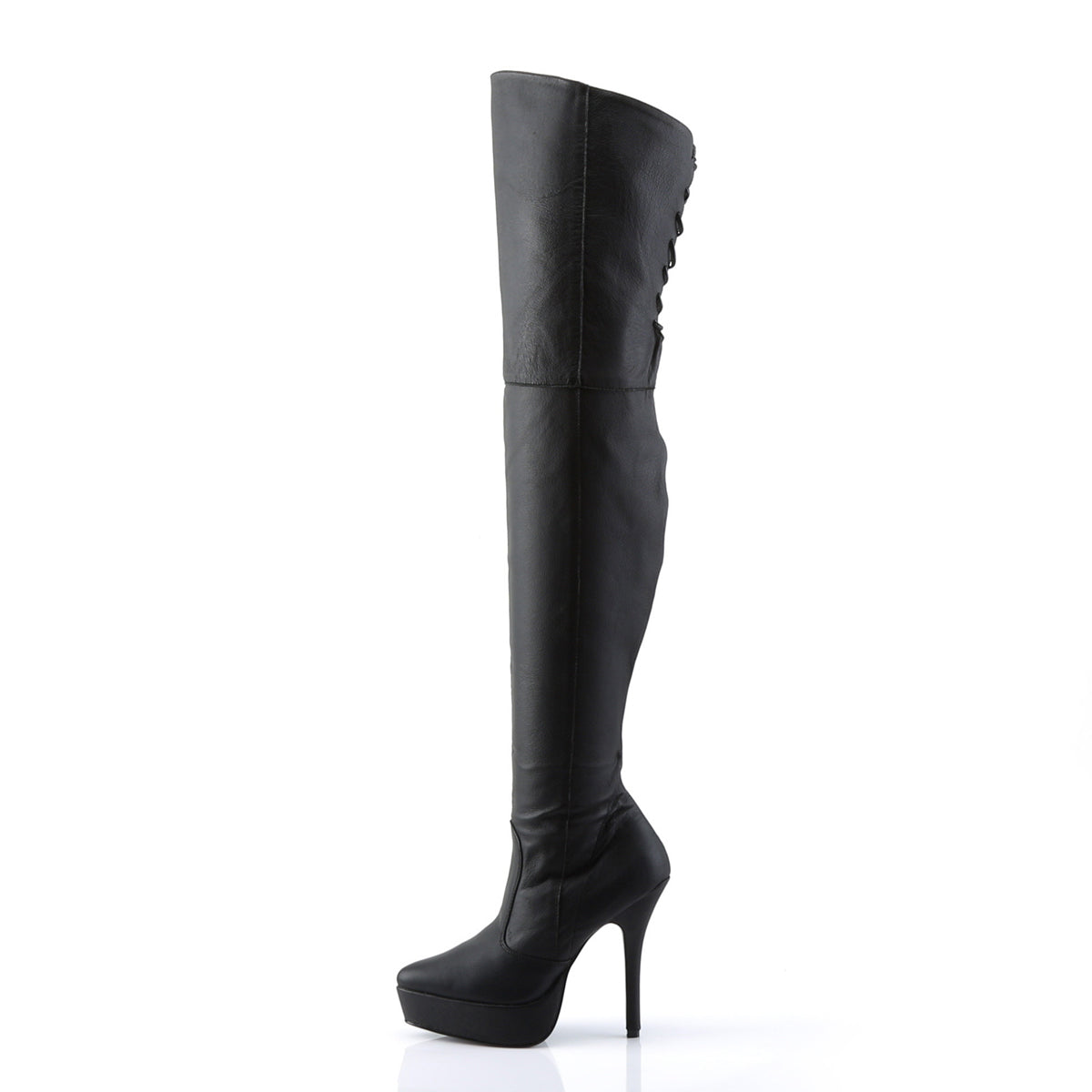 Devious Pompes pour femmes INDULGE-3011 Cuir BLK (P)
