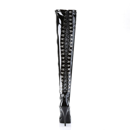 Devious Pompes pour femmes INDULGE-3063 blk str pat