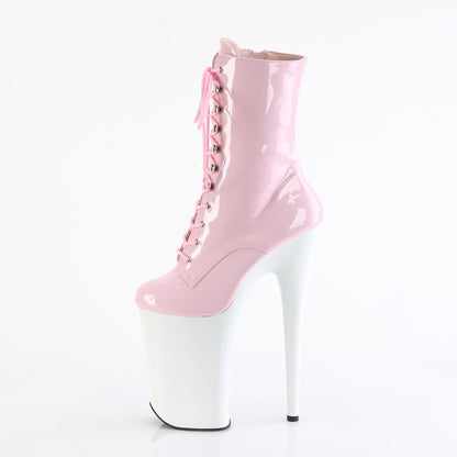Pleaser  Bottines INFINITY-1020 B. Pat rose / wht