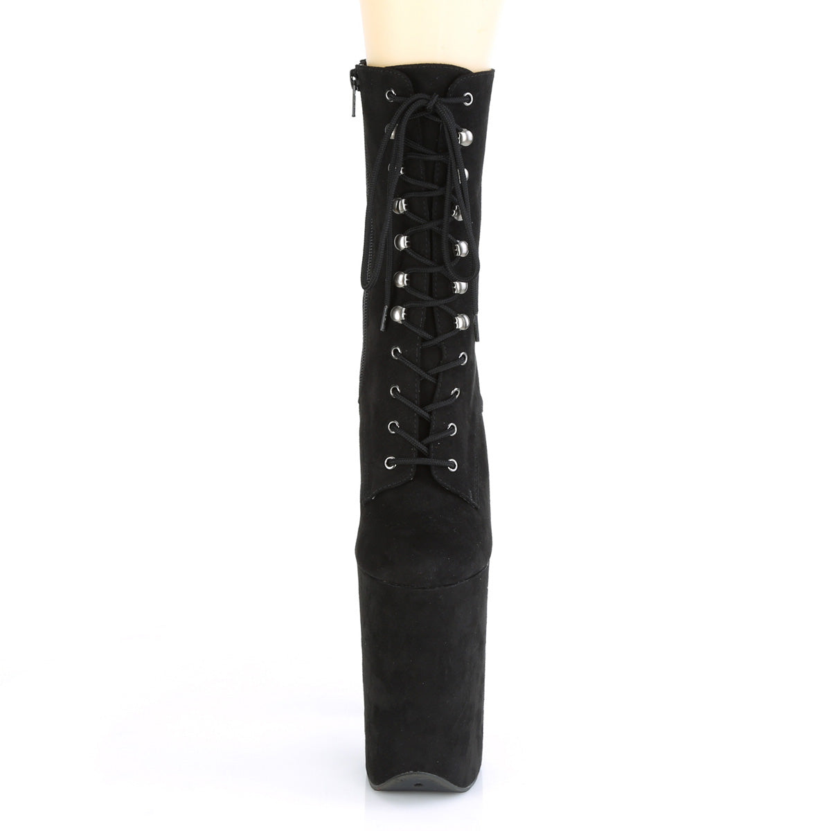 Pleaser Bottines pour femmes INFINITY-1020FS BLK FAUX SUDE / BLK FAUX SUDE