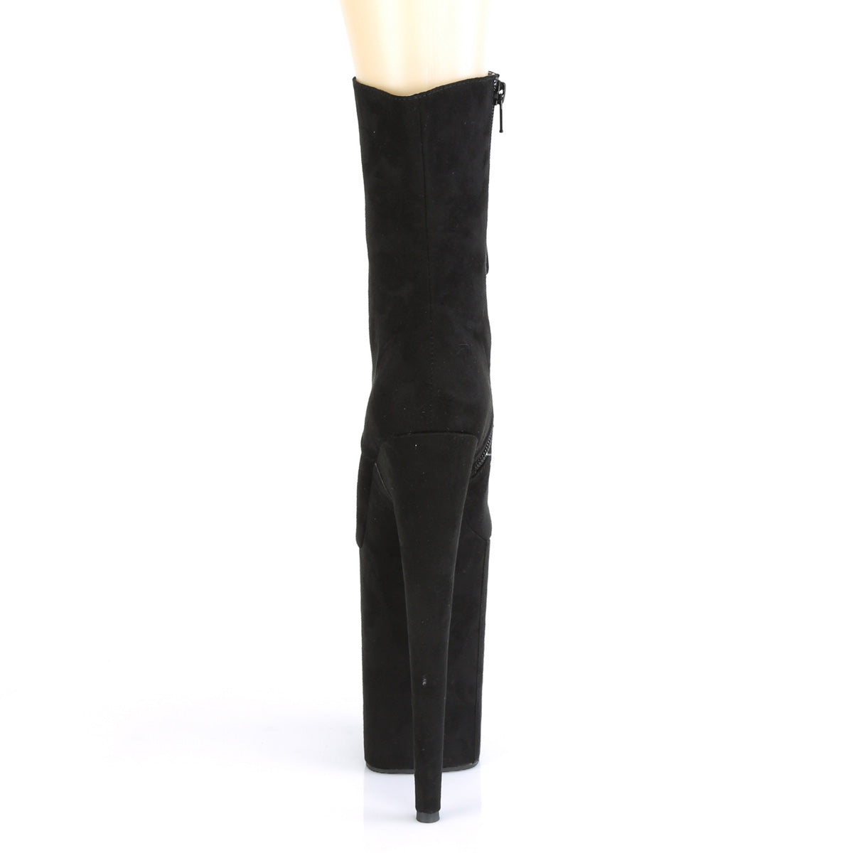 Pleaser Bottines pour femmes INFINITY-1020FS BLK FAUX SUDE / BLK FAUX SUDE