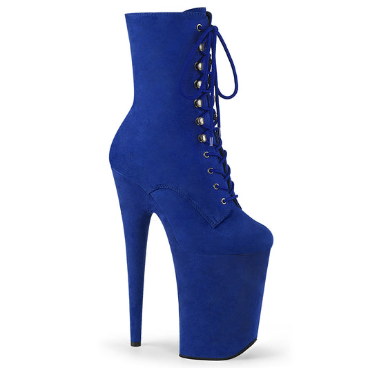 Pleaser Bottines pour femmes INFINITY-1020FS Royal Blue F.SueDe / Royal Blue F.Suedede