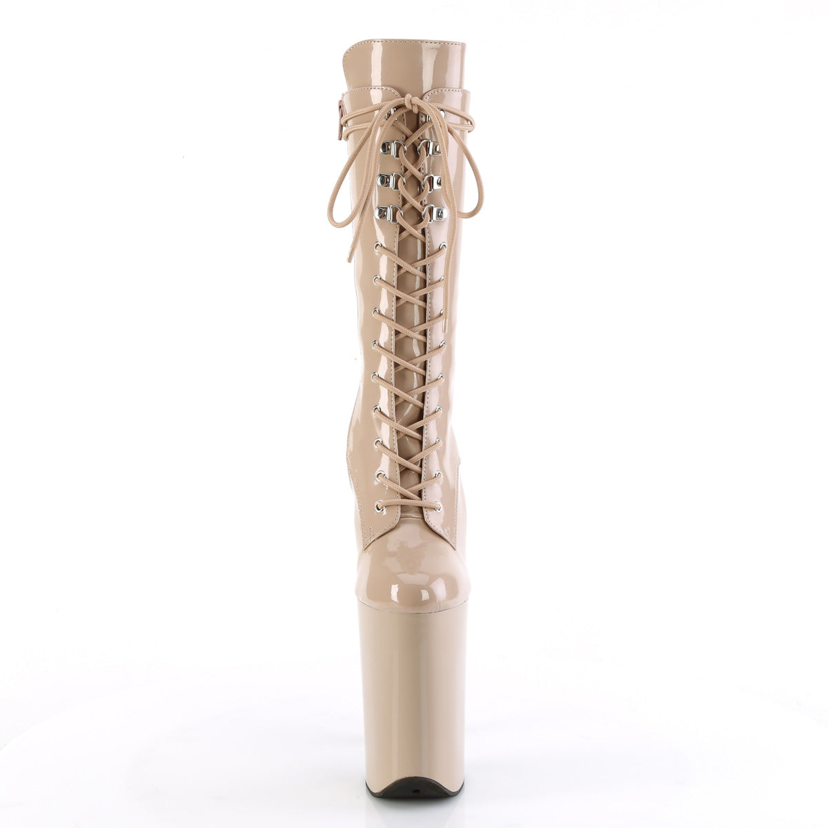 Pleaser  Bottines INFINITY-1050 Nude Pat / Nude