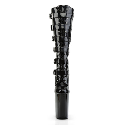 Pleaser Bottes pour femmes INFINITY-2049 BLK PAT / BLK