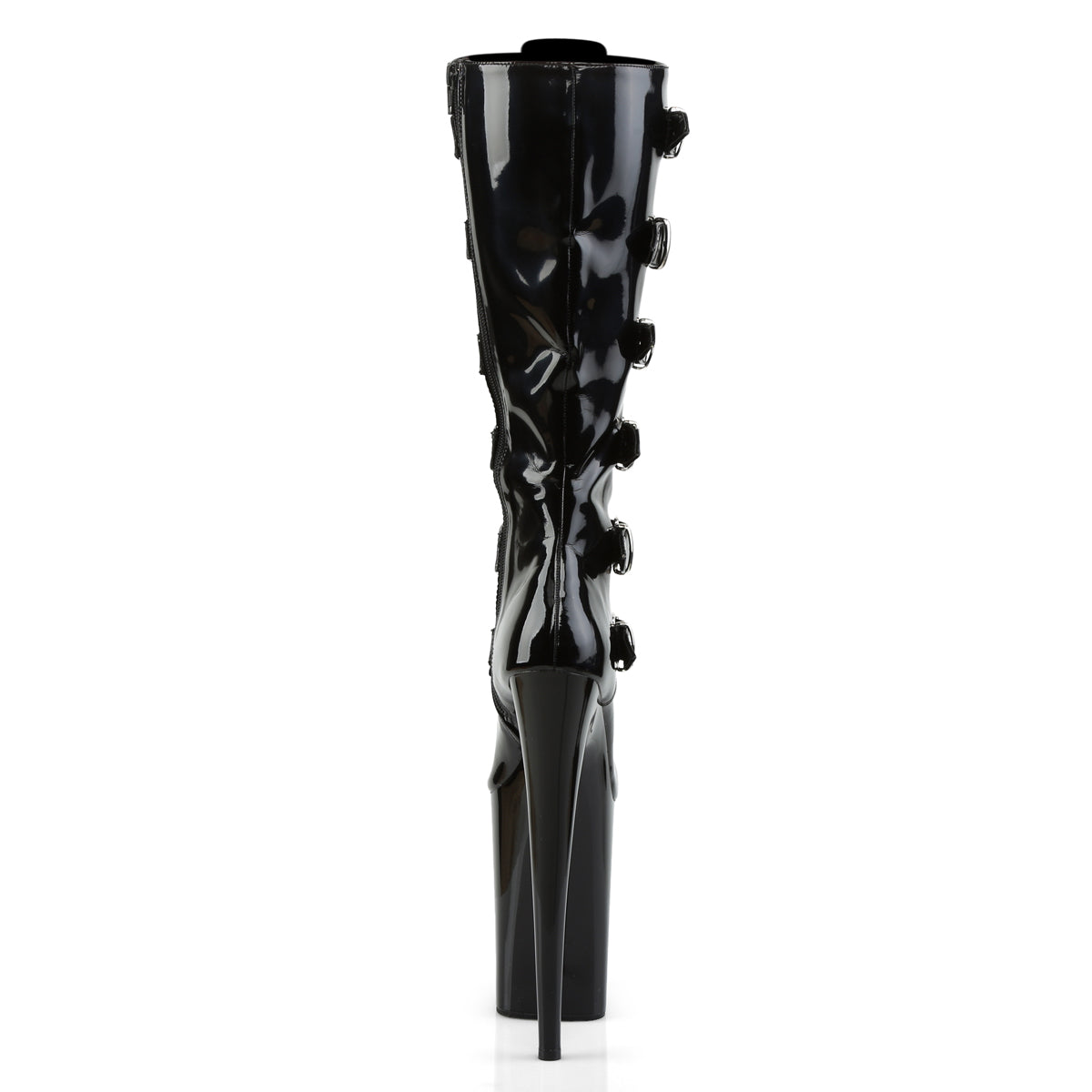 Pleaser Bottes pour femmes INFINITY-2049 BLK PAT / BLK