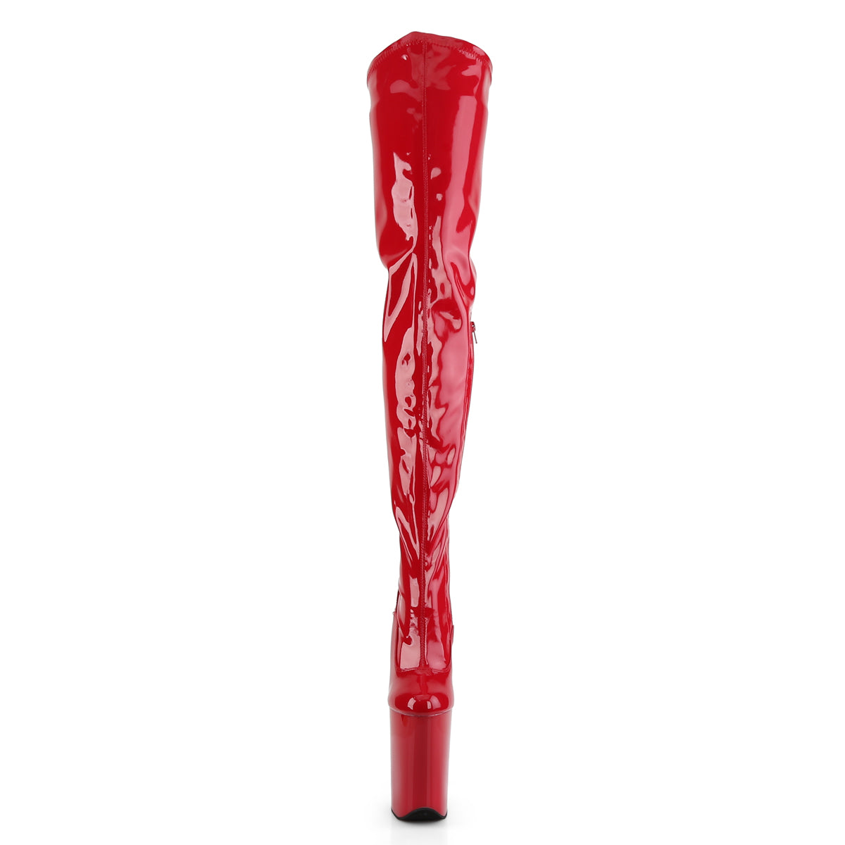 Pleaser Bottes pour femmes INFINITY-4000 rouge str pat / rouge