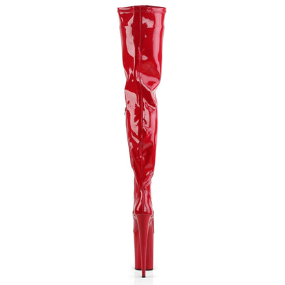 Pleaser Bottes pour femmes INFINITY-4000 rouge str pat / rouge