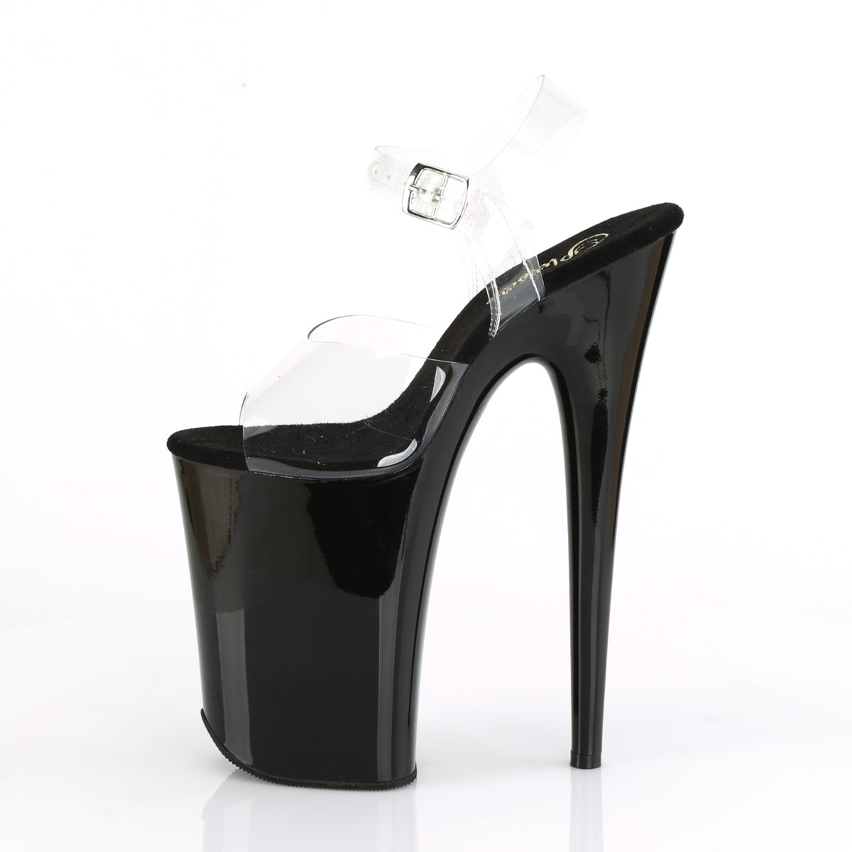 Pleaser Sandales pour femmes INFINITY-908 CLR / BLK