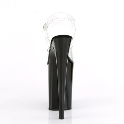 Pleaser Sandales pour femmes INFINITY-908 CLR / BLK