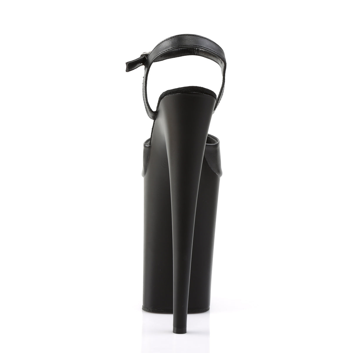Pleaser Sandales pour femmes INFINITY-909 Blk Faux Cuir / Blk Matte