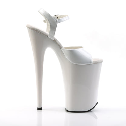 Pleaser Women's Platform Shoes INFINITY-909 Wht/Wht