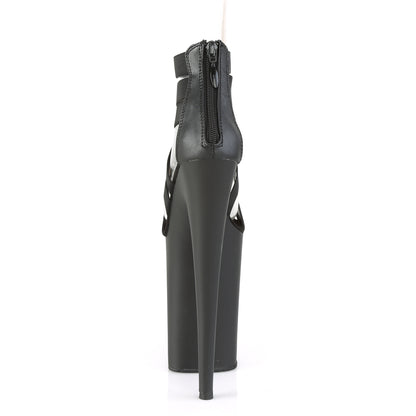 Pleaser Sandales pour femmes INFINITY-969 BLK BAND BAND-FAUX CUIR / BLK COMITÉ
