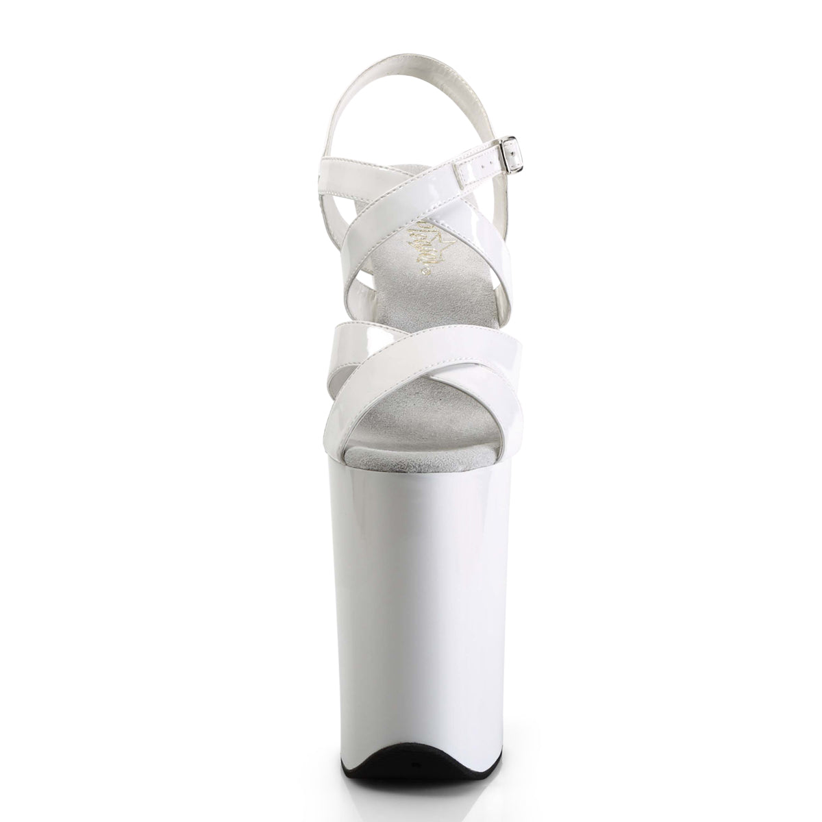 Pleaser Sandales pour femmes INFINITY-997 wht pat / wht