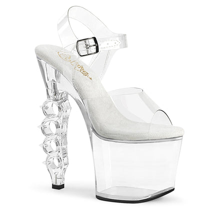 Pleaser Womens Sandals IRONGRIP-708 Clr/Clr