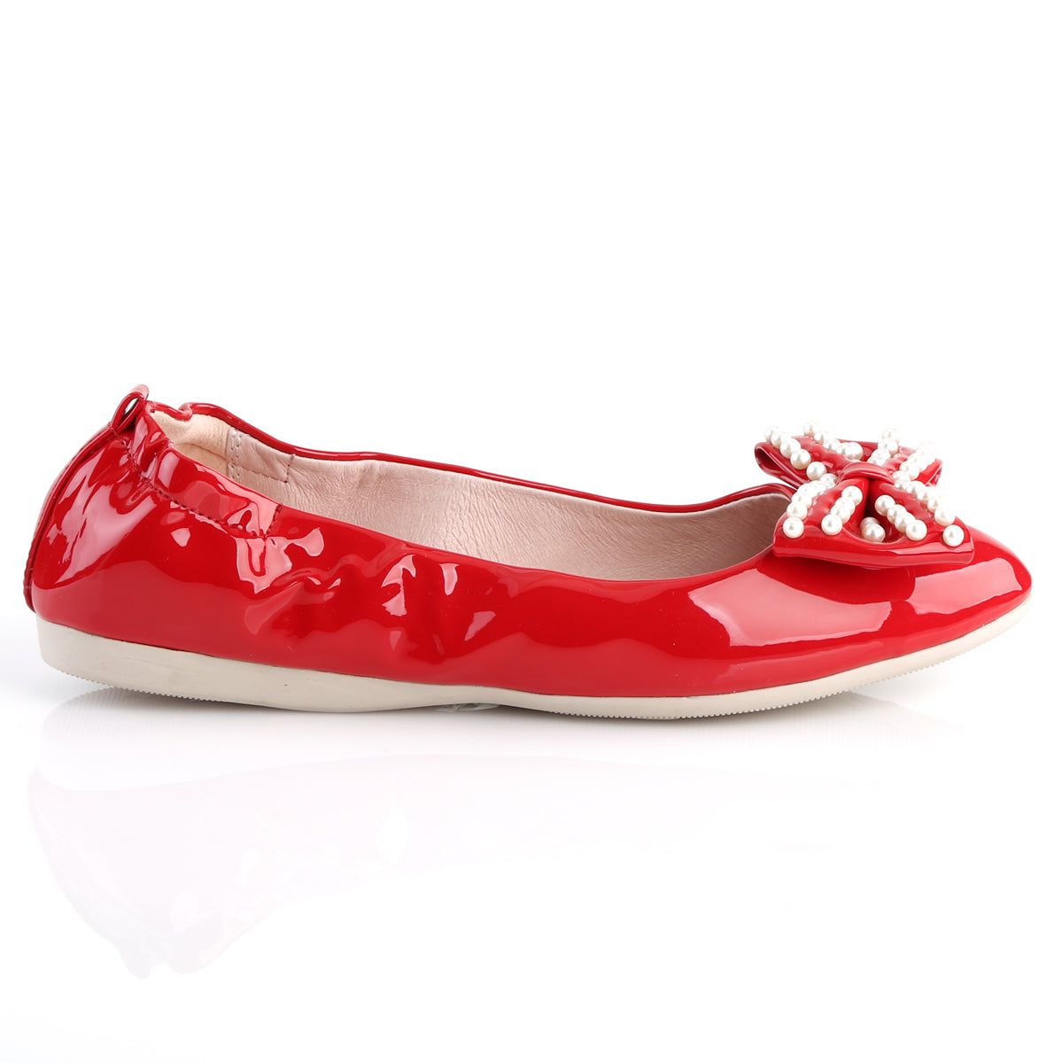 Pin Up Couture Pompes pour femmes IVY-09 patère rouge