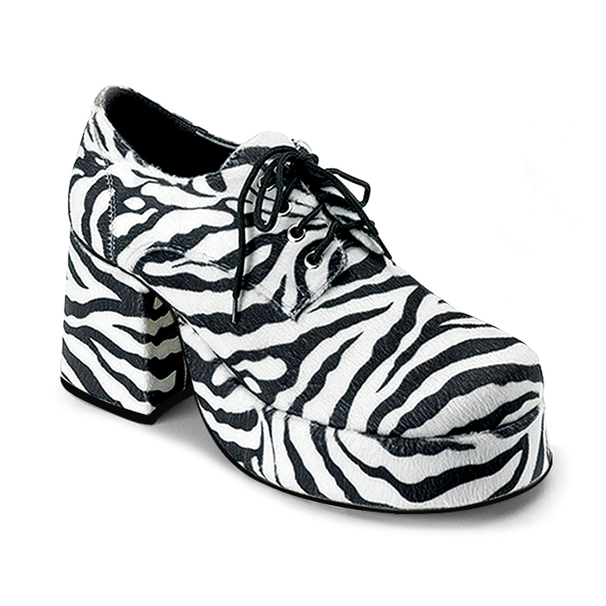 Funtasma Chaussure basse pour hommes JAZZ-02 fourrure de zèbre