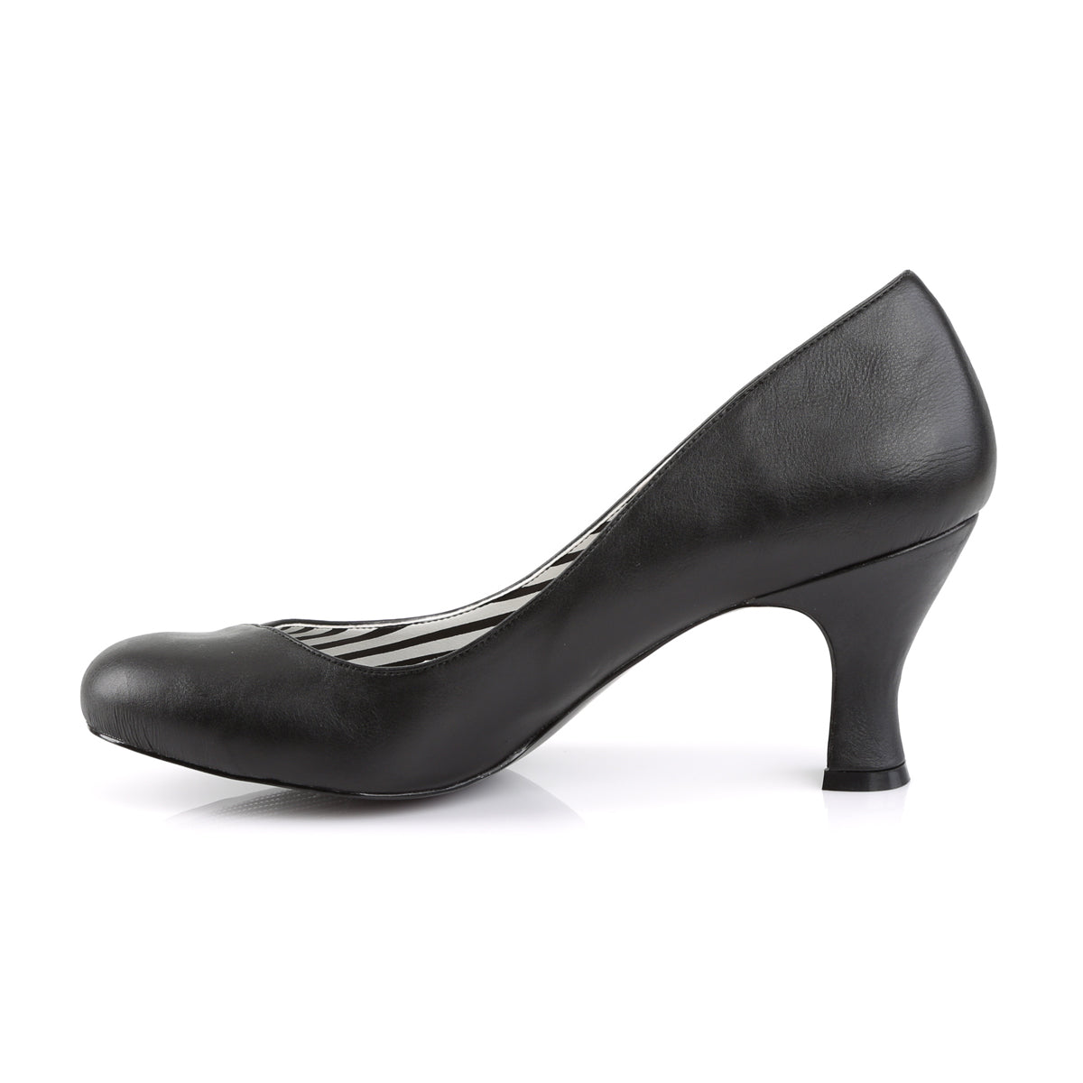 Pleaser Pink Label Pompes pour femmes JENNA-01 Cuir en faux BLK