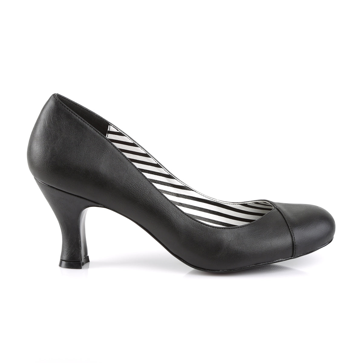 Pleaser Pink Label Pompes pour femmes JENNA-01 Cuir en faux BLK