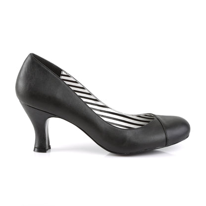 Pleaser Pink Label Pompes pour femmes JENNA-01 Cuir en faux BLK