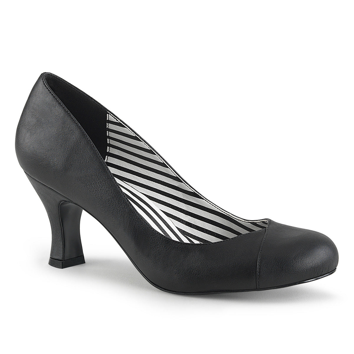 Pleaser Pink Label Pompes pour femmes JENNA-01 Cuir en faux BLK