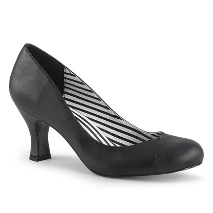 Pleaser Pink Label Pompes pour femmes JENNA-01 Cuir en faux BLK
