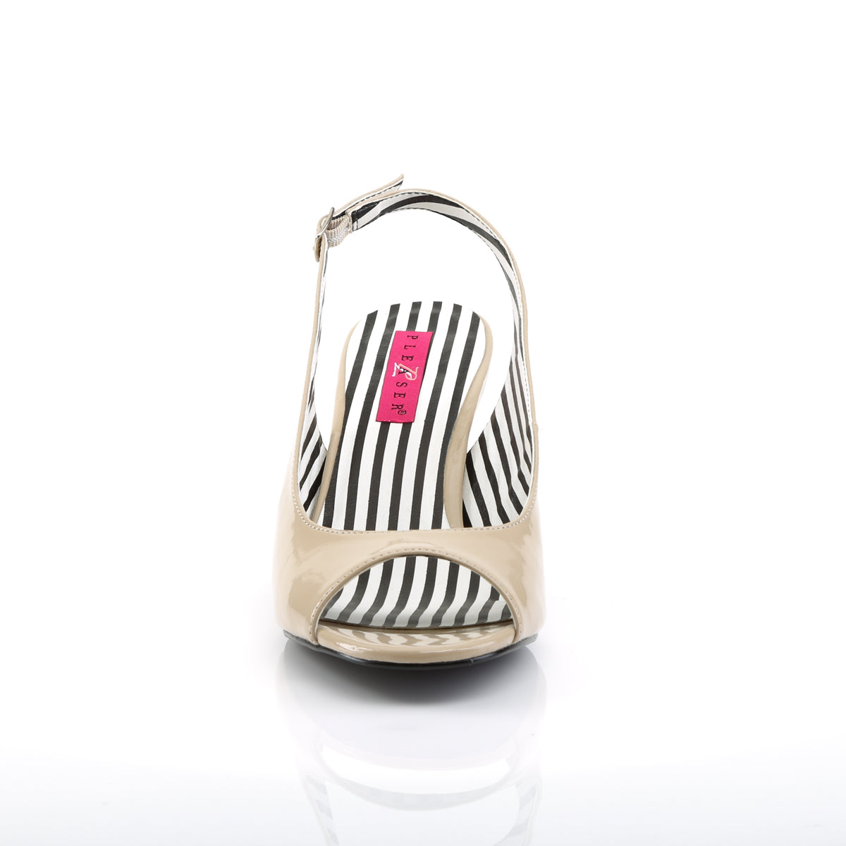 Pleaser Pink Label Pompes pour femmes JENNA-02 patème crème