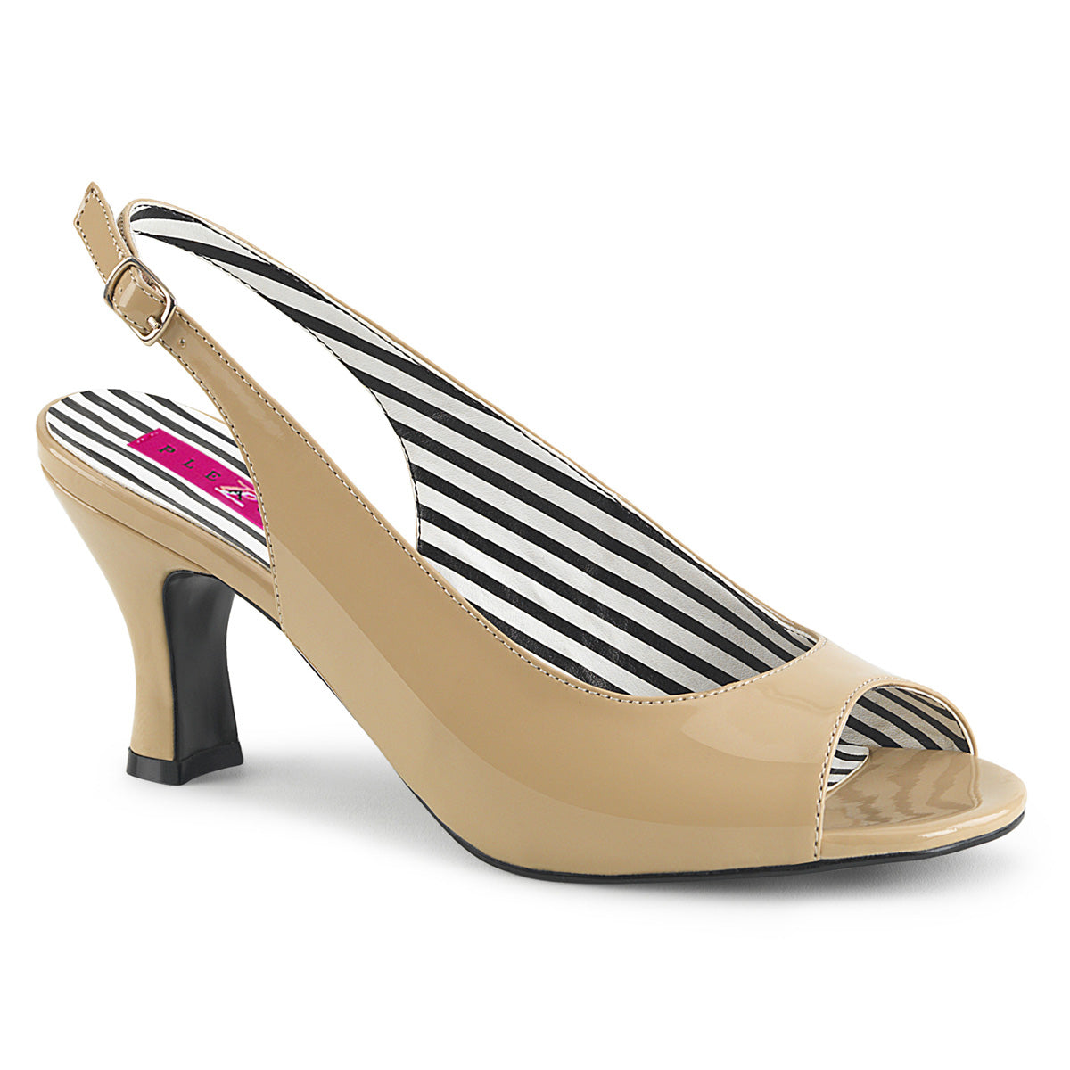 Pleaser Pink Label Pompes pour femmes JENNA-02 patème crème