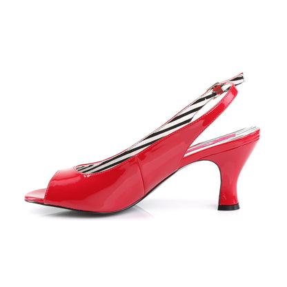Pleaser Pink Label Pompes pour femmes JENNA-02 tape rouge