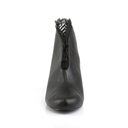 Pleaser Pink Label Bottines pour femmes JENNA-105 Blk Faux Cuir-dentelle