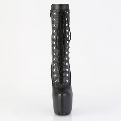 Pleaser Women's Platform Shoes JUBILANT-1048 Blk Str. Faux Leather