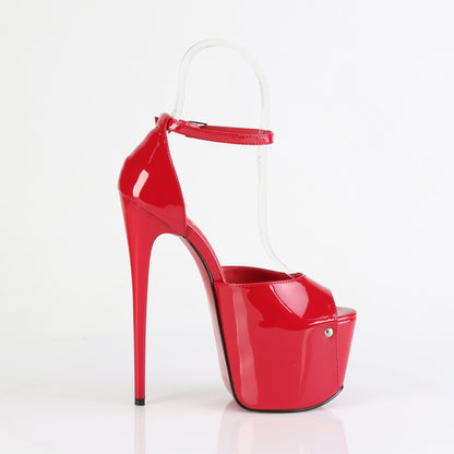Pleaser Women's Platform Shoes JUBILANT-15 Red Pat