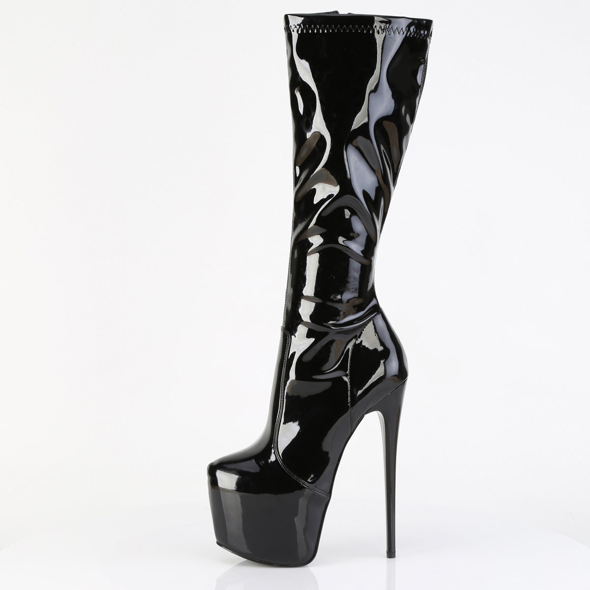 Pleaser Women's Platform Shoes JUBILANT-2000 Blk Str. Pat