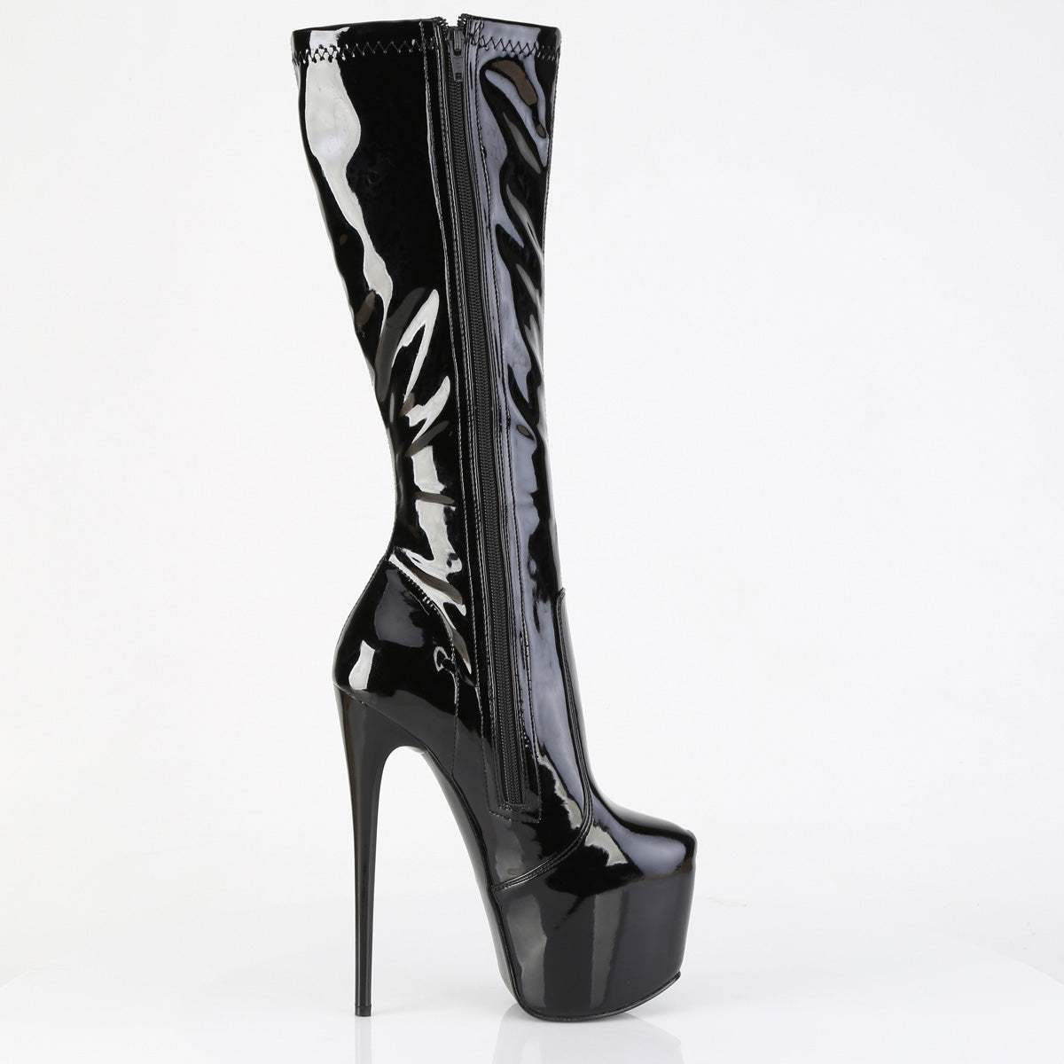 Pleaser Women's Platform Shoes JUBILANT-2000 Blk Str. Pat