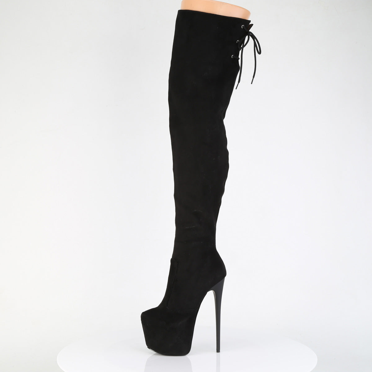 Pleaser Women's Platform Shoes JUBILANT-3007FS Blk Faux Suede