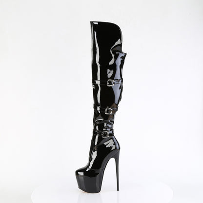 Pleaser Women's Platform Shoes JUBILANT-3018 Blk Str. Pat