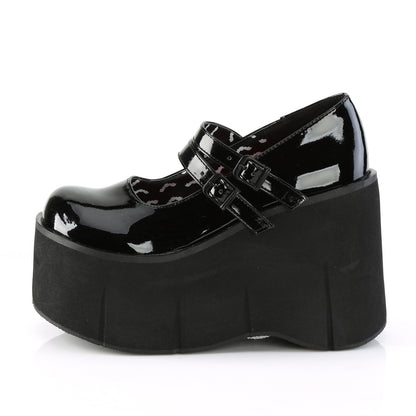 DemoniaCult Pompes pour femmes KERA-08 blk pat